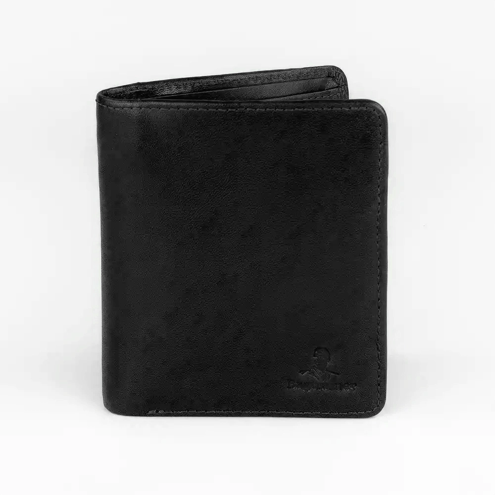 Bagtrainer - Kopenhagen Portefeuille - Gemaakt uit hoogwaardig volnerfleer in de kleur zwart, met een minimalistisch, functioneel en duurzaam design.