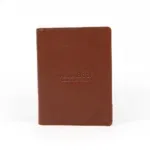 Bagtrainer - VisionBook A5 - Gemaakt uit hoogwaardig volnerfleer in de kleur tan, met een minimalistisch, functioneel en duurzaam design.